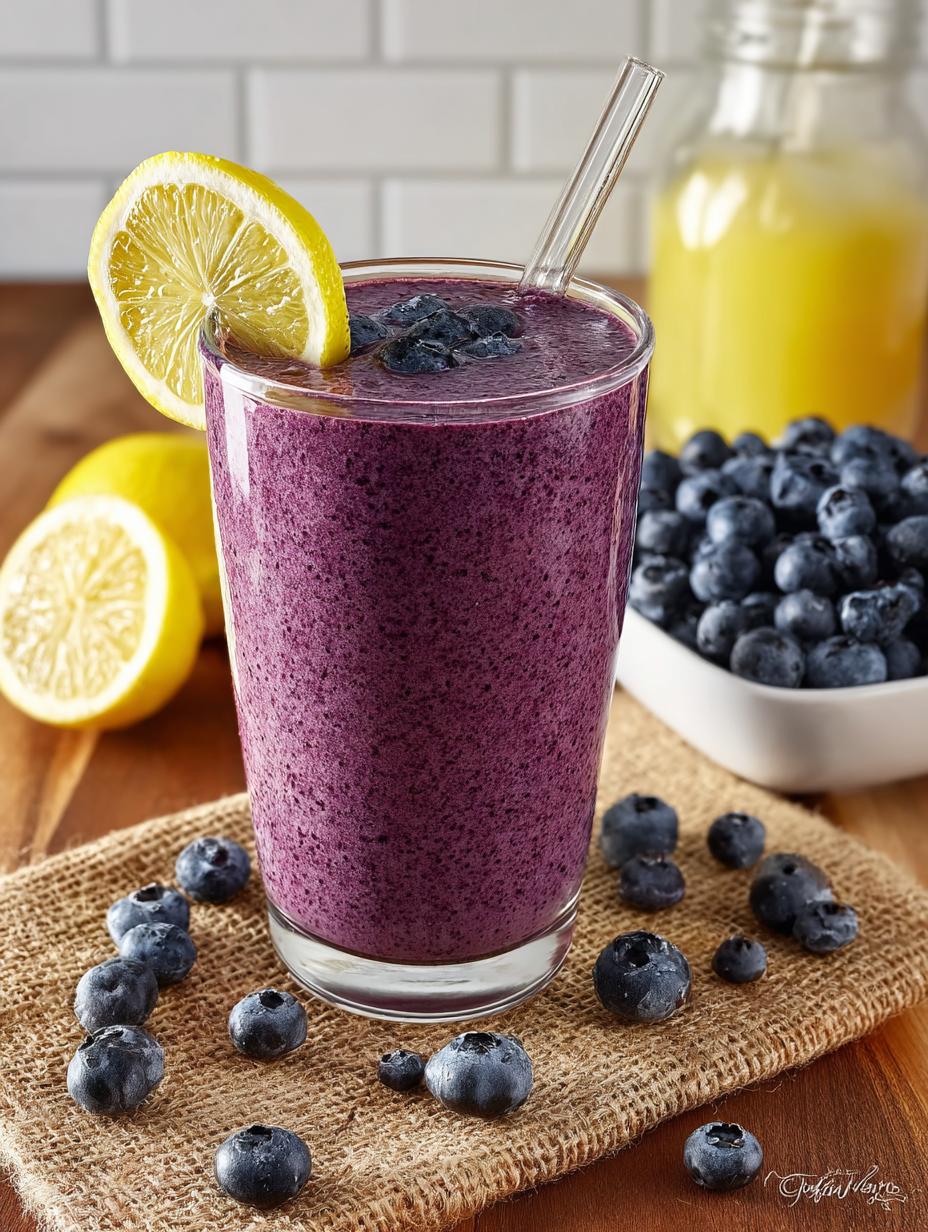 Blueberry Lemon Smoothie