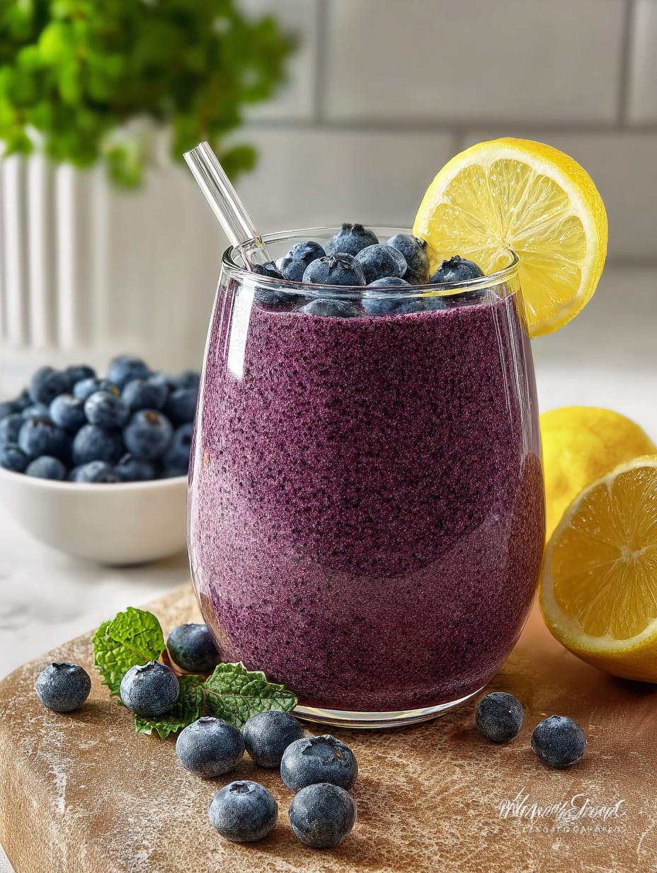 Blueberry Lemon Smoothie