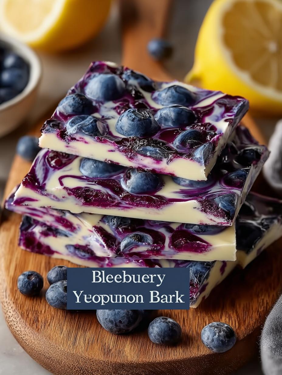 Blueberry Lemon Yogurt Bark: 5 Reasons to Indulge - Blueberry Lemon Yogurt Bark - additional detail