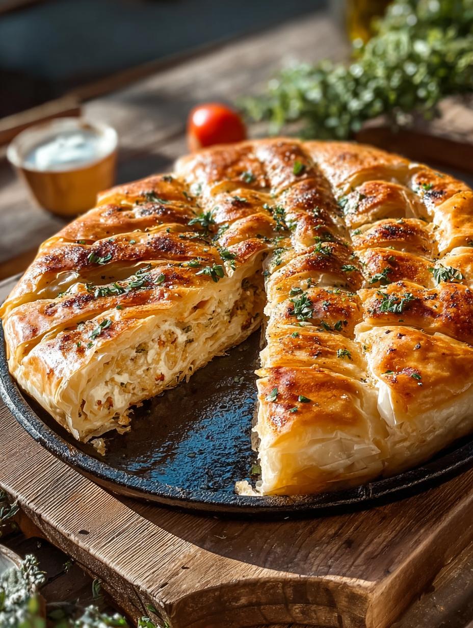 Bosnian Burek Savoury Filled