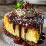 Boston Cream Pie Cheesecake