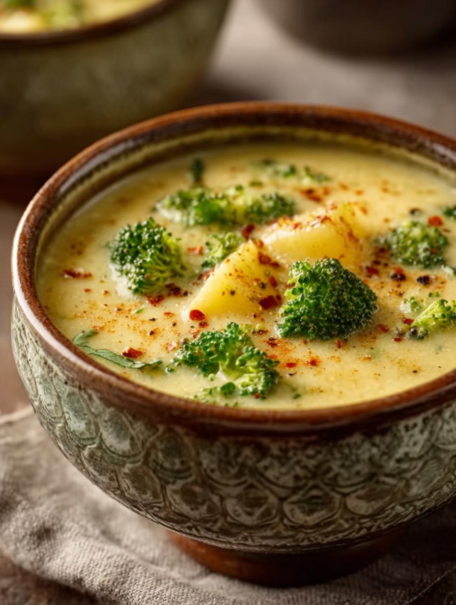 Broccoli Potato Cheese Soup