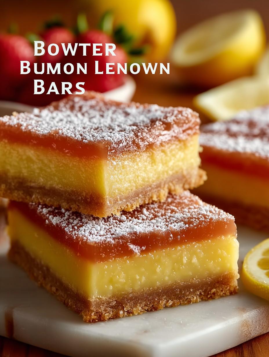 Brown Butter Lemon Bars