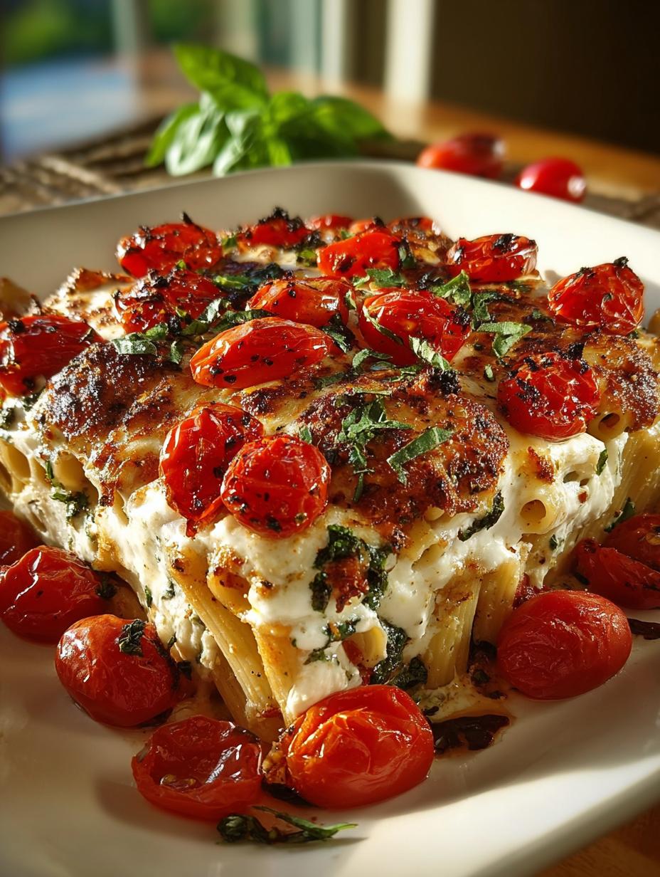 Caprese Pasta Bake