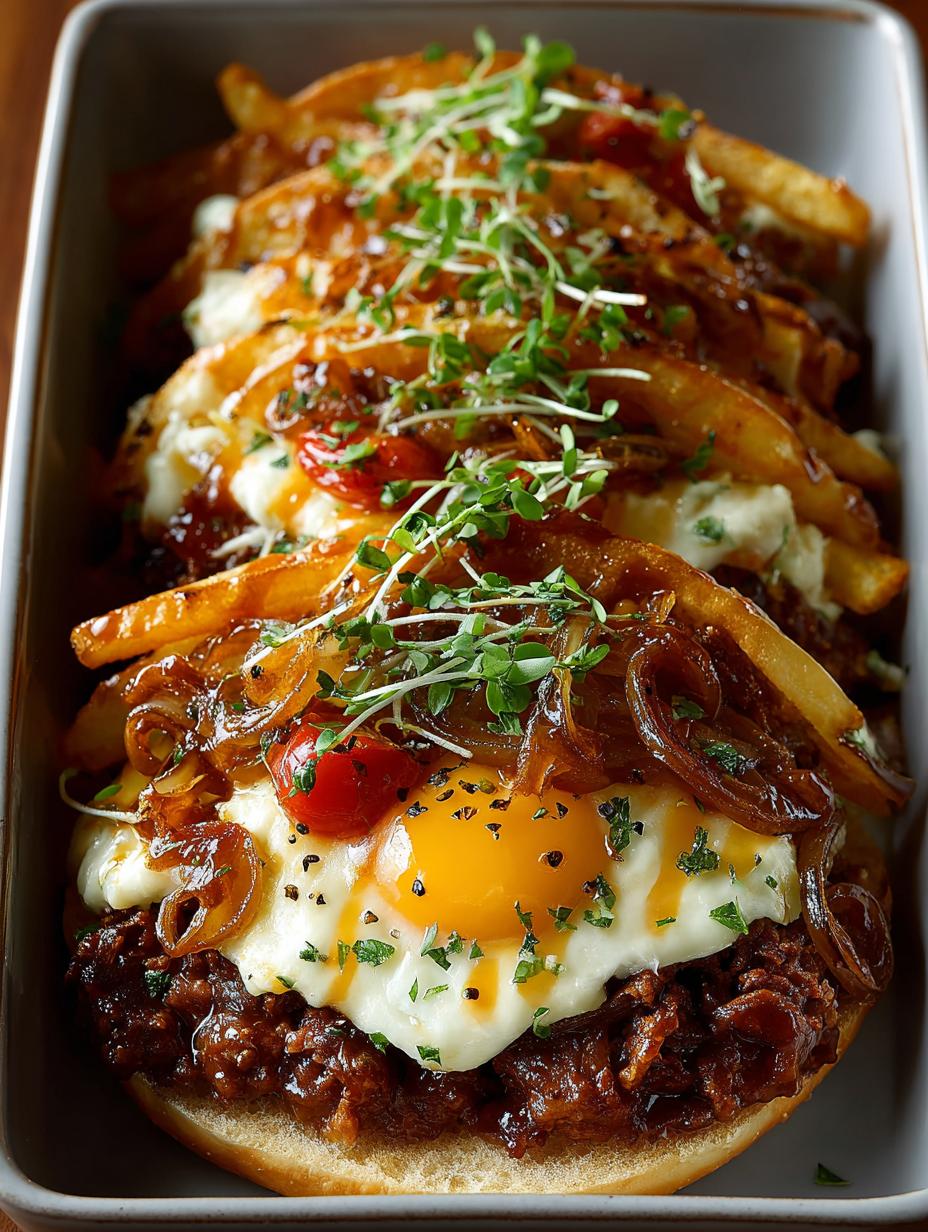 Caramelised Onion Smashed Burger