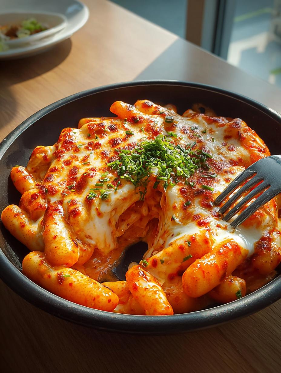 Cheese Tteokbokki Cheesy Delight: 5 Irresistible Secrets - Cheese Tteokbokki Cheesy Delight - main visual representation