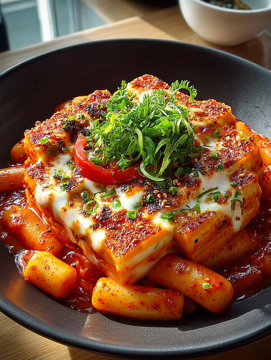 Cheese Tteokbokki Cheesy Delight