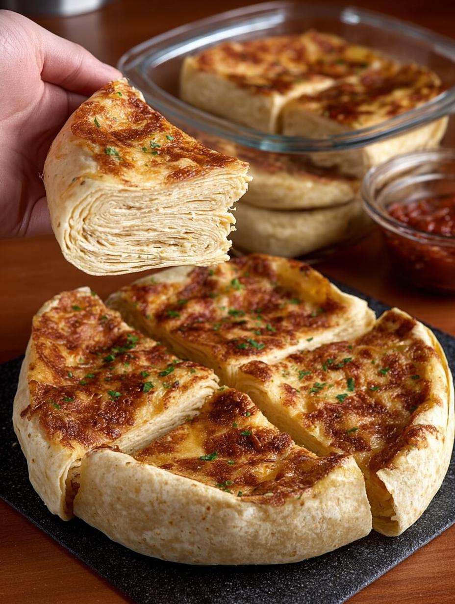 Cheesy Tortilla Pull Apart