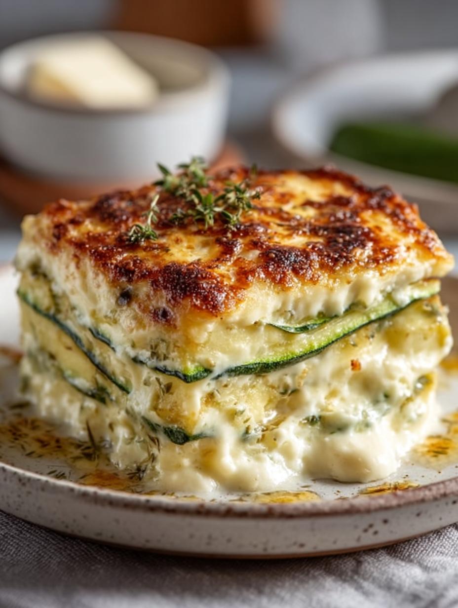 Cheesy Zucchini Bake For