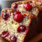 Cherry Almond Poppyseed Bread