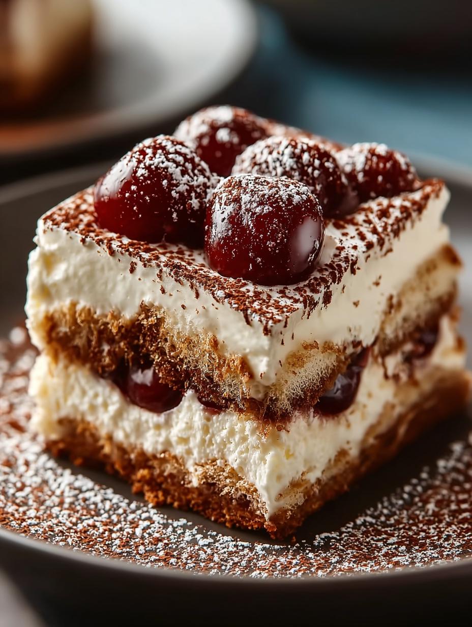 Cherry Amaretto Tiramisu