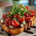 Cherry Tomato Bruschetta Pasta
