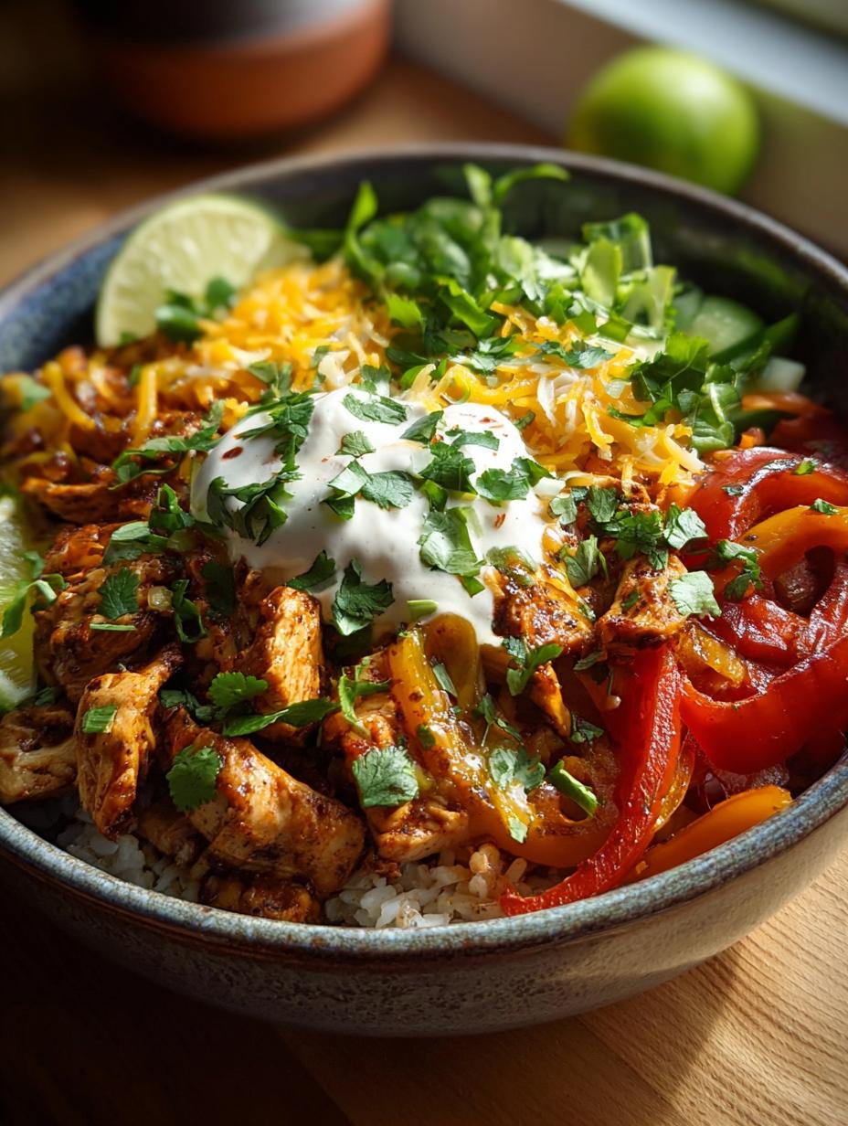Chicken Fajita Bowl