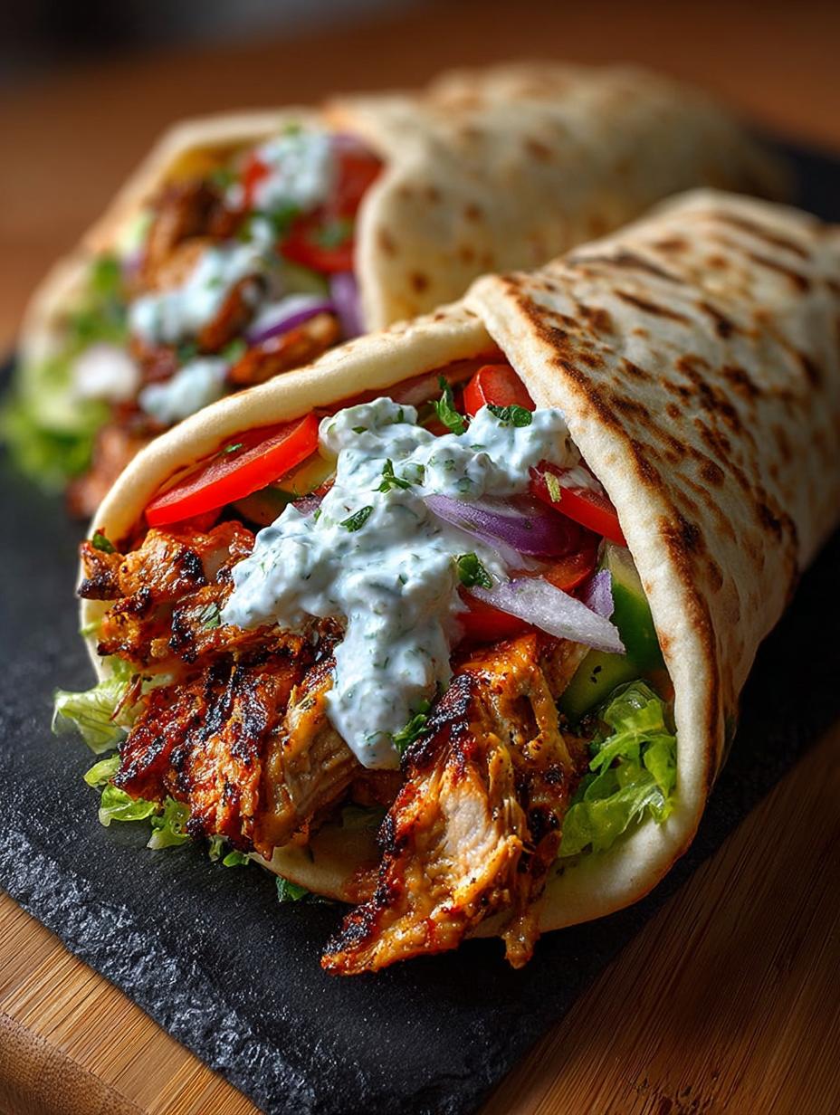 Chicken Gyro Wraps Greek