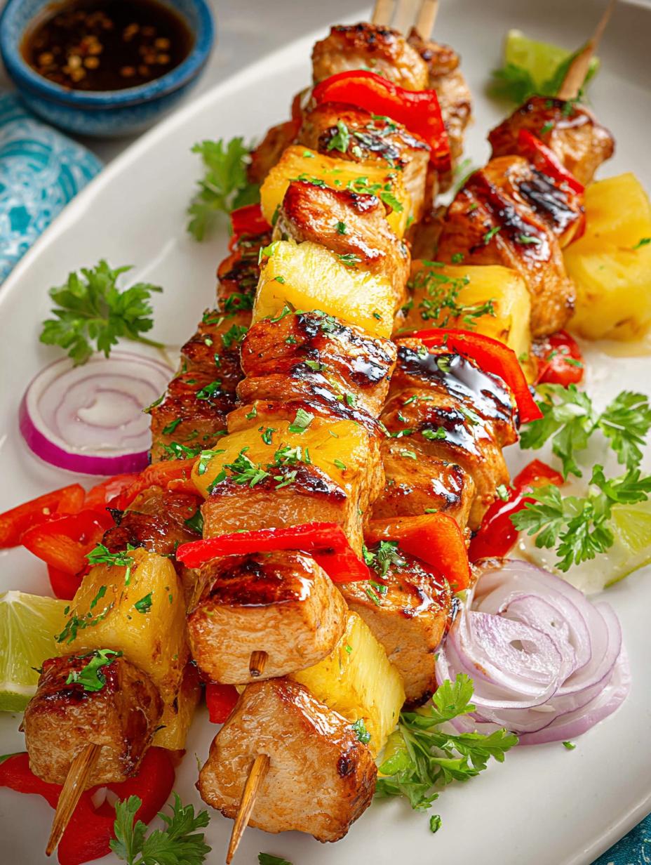 Chicken Pineapple Kebabs