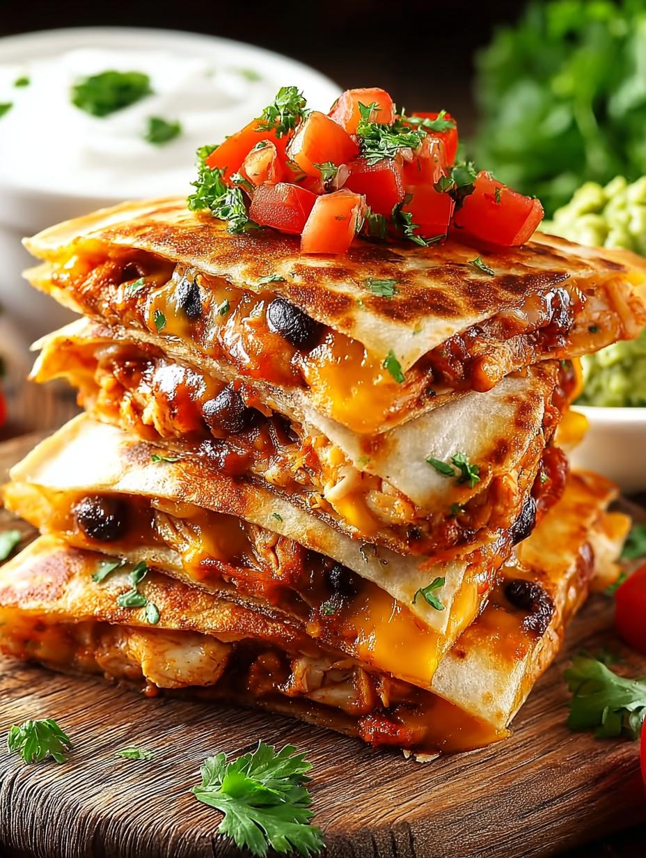 Chicken Quesadilla: 5 Irresistibly Cheesy Ways 4 Chicken Quesadilla: 5 Irresistibly Cheesy Ways - Chicken Quesadilla - main visual representation