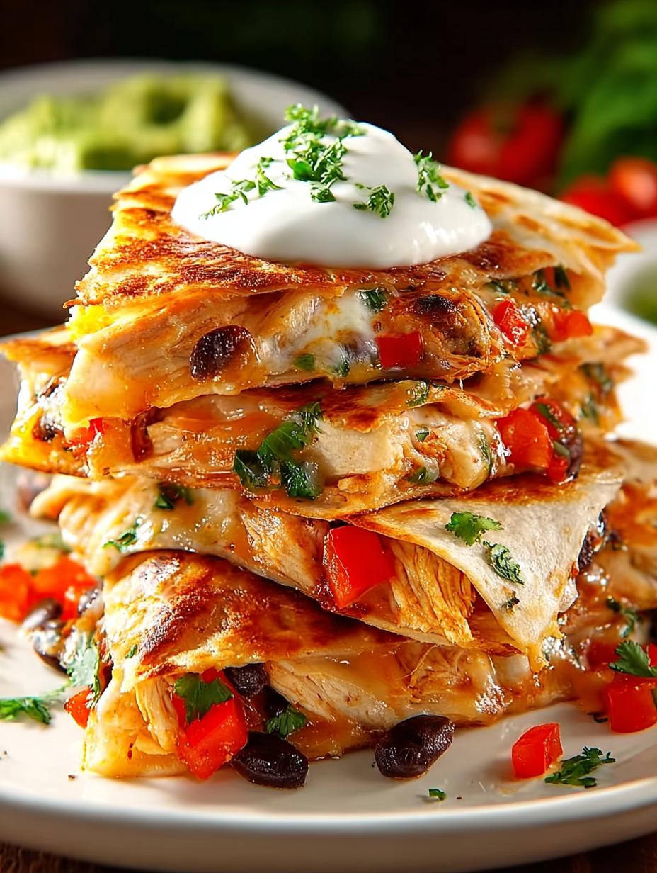 Chicken Quesadilla: 5 Irresistibly Cheesy Ways - Chicken Quesadilla - additional detail