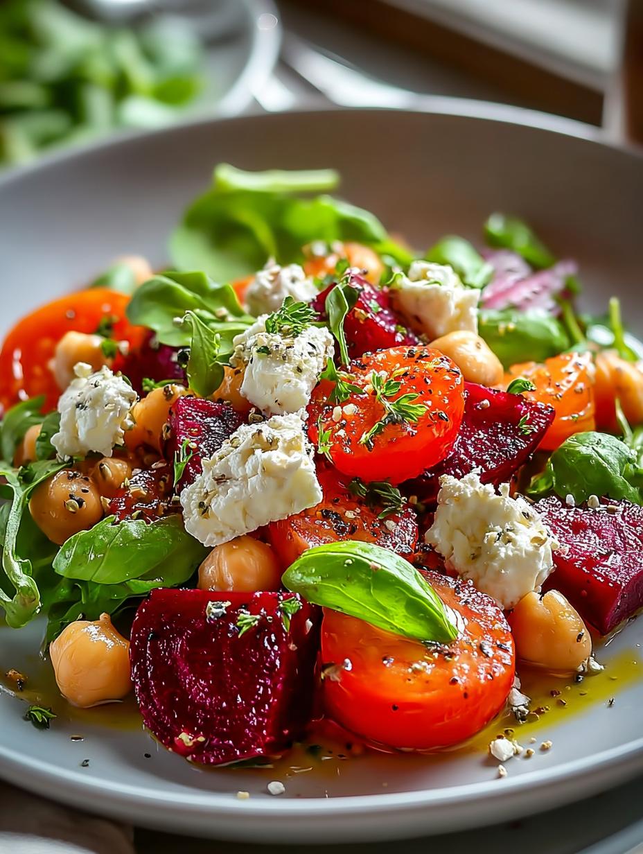 Chickpea Beet Feta Salad: 5 Fresh Twists to Love - Chickpea Beet Feta Salad - main visual representation