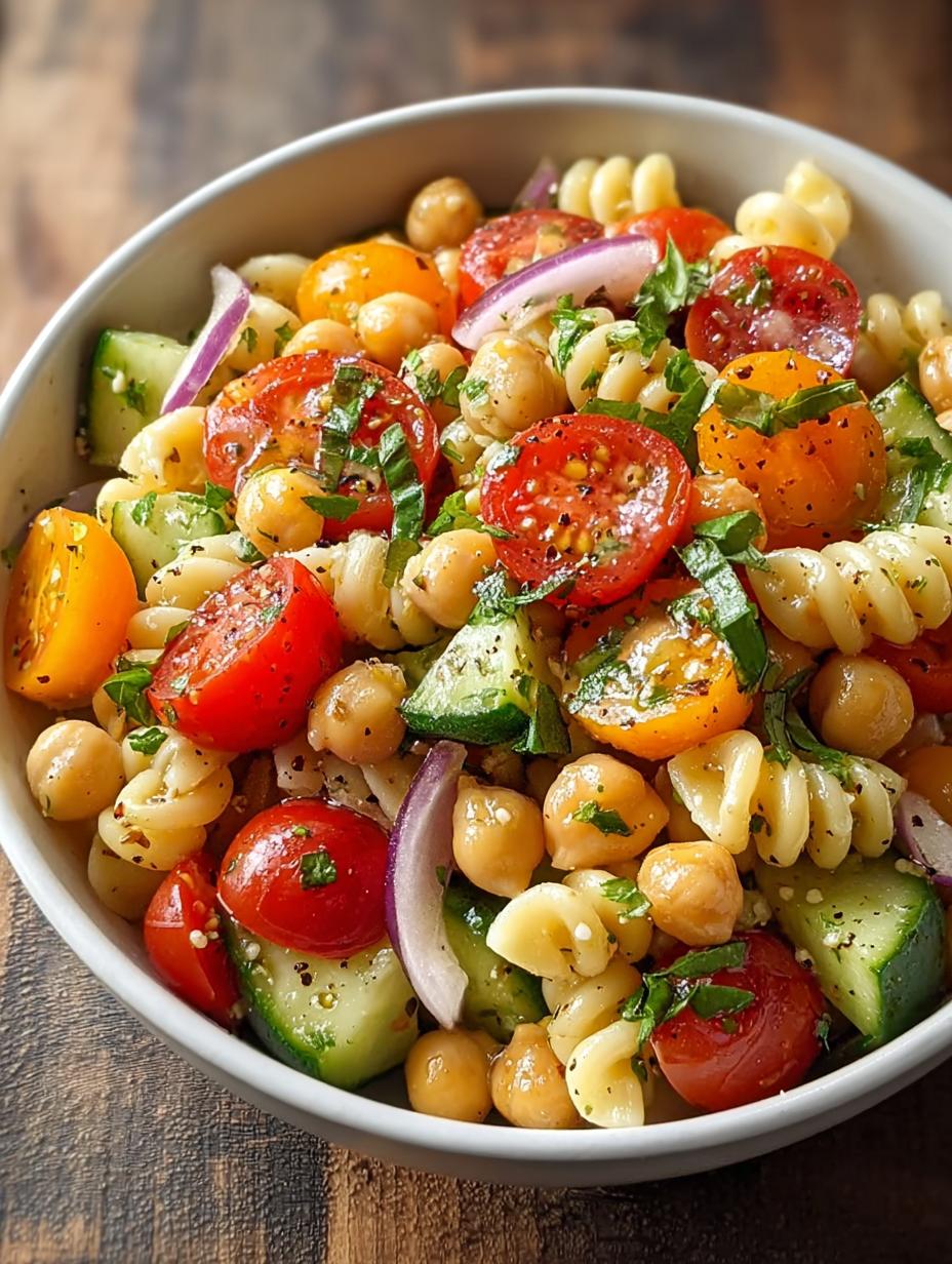 Chickpea Pasta Salad: 5 Delicious Ways to Savor It - Chickpea Pasta Salad - additional detail