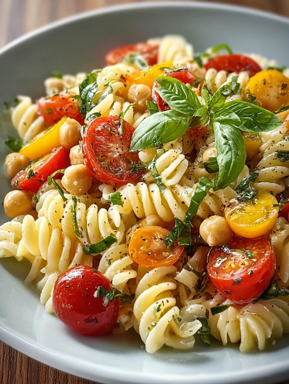 Chickpea Pasta Salad