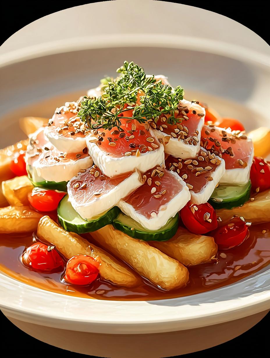 Chickpea Tuna Zucchini Salad