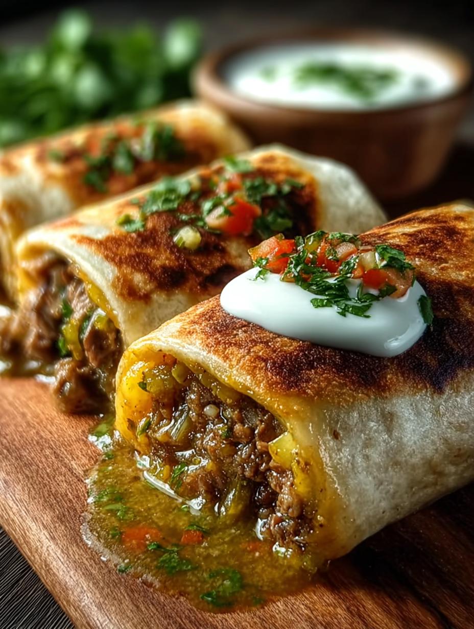 Chili Verde Hatch Burritos