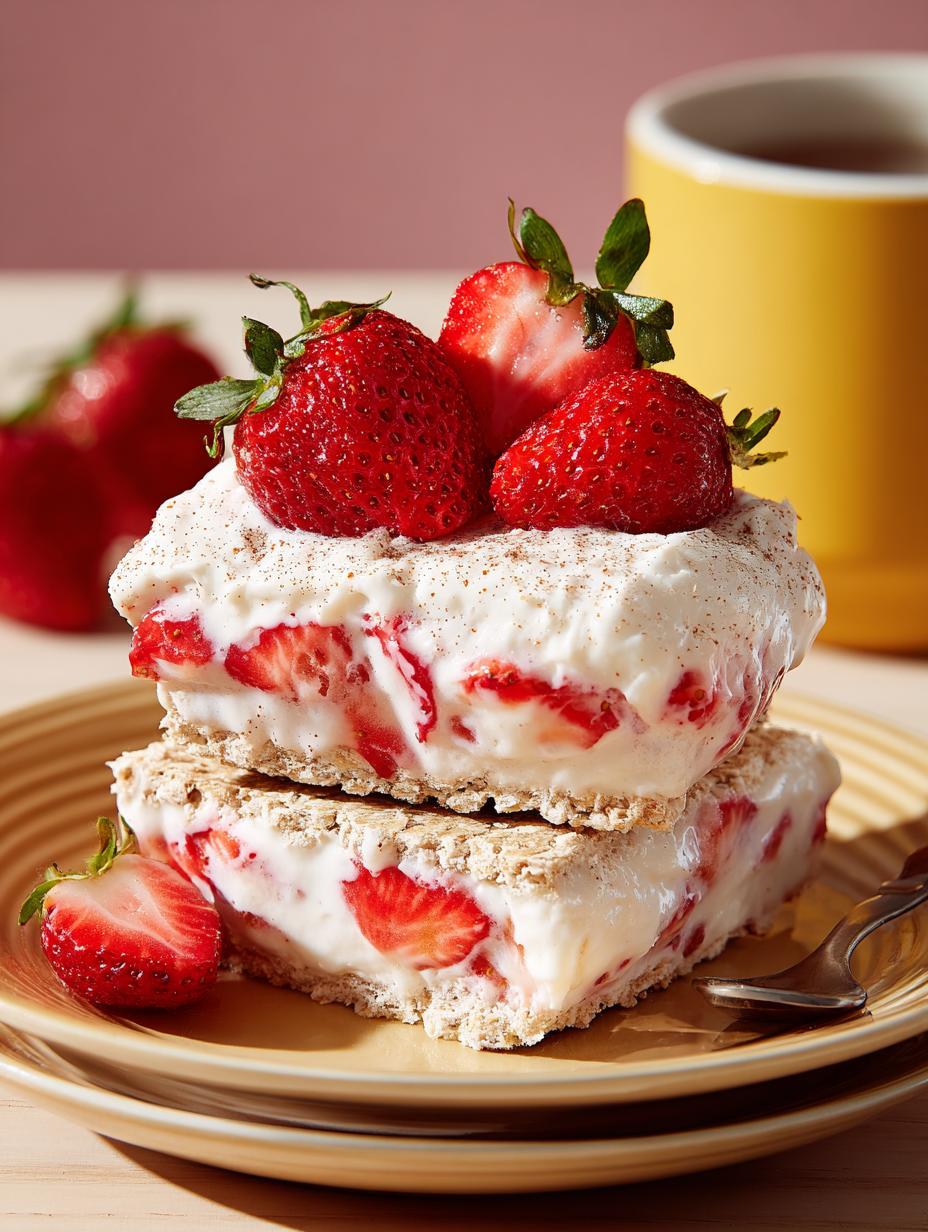 Cinnamon Oatmeal Strawberry Ice