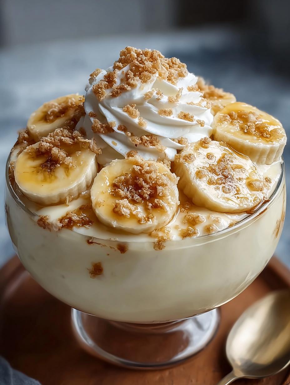 Cottage Cheese Banana Pudding