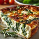Cottage Cheese Spinach Crustless