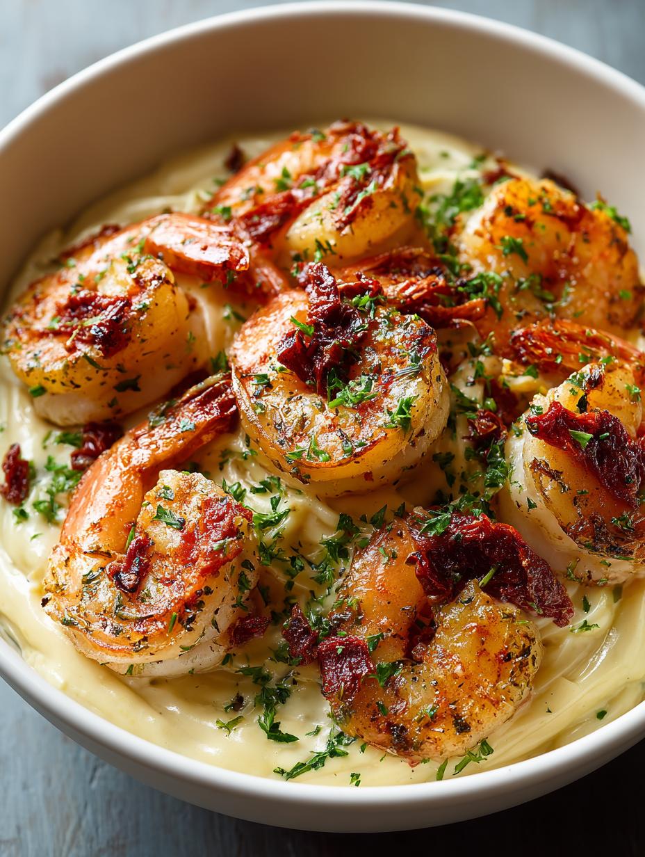 Creamy Shrimp Sundried Tomato Bliss in 30 Minutes - Creamy Shrimp Sundried Tomato - additional detail