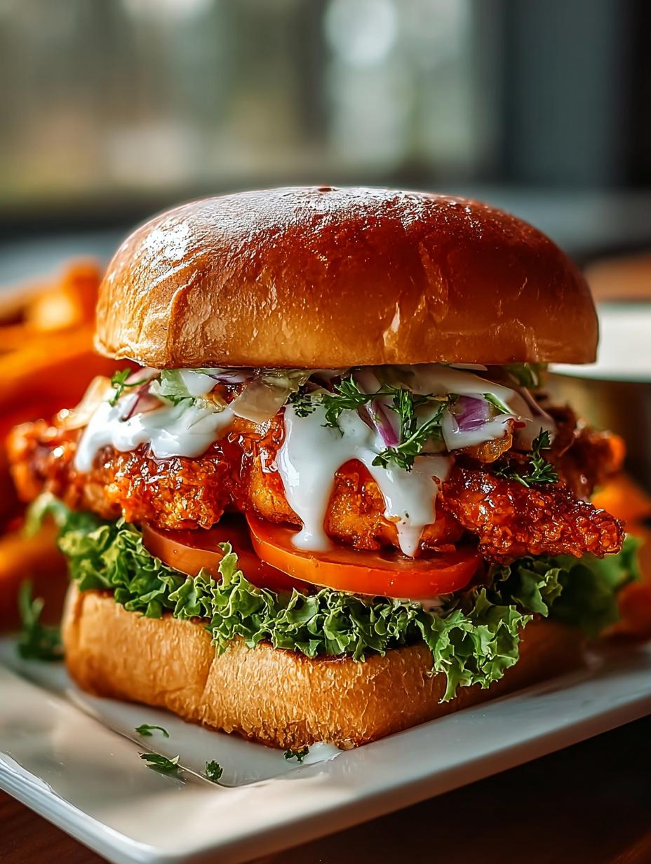 Crispy Buffalo Chicken Sandwich: 5 Irresistible Secrets - Crispy Buffalo Chicken Sandwich - additional detail