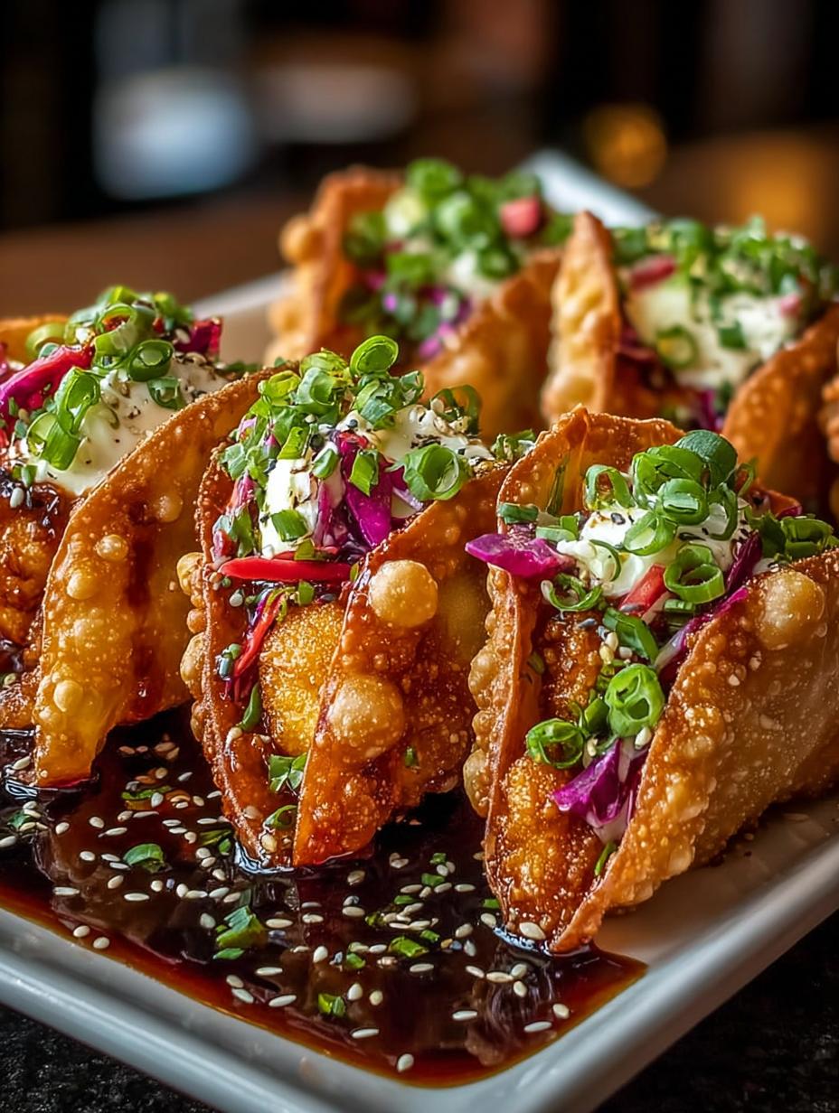Crispy Chicken Wonton Tacos: 7 Irresistible Secrets - Crispy Chicken Wonton Tacos - main visual representation