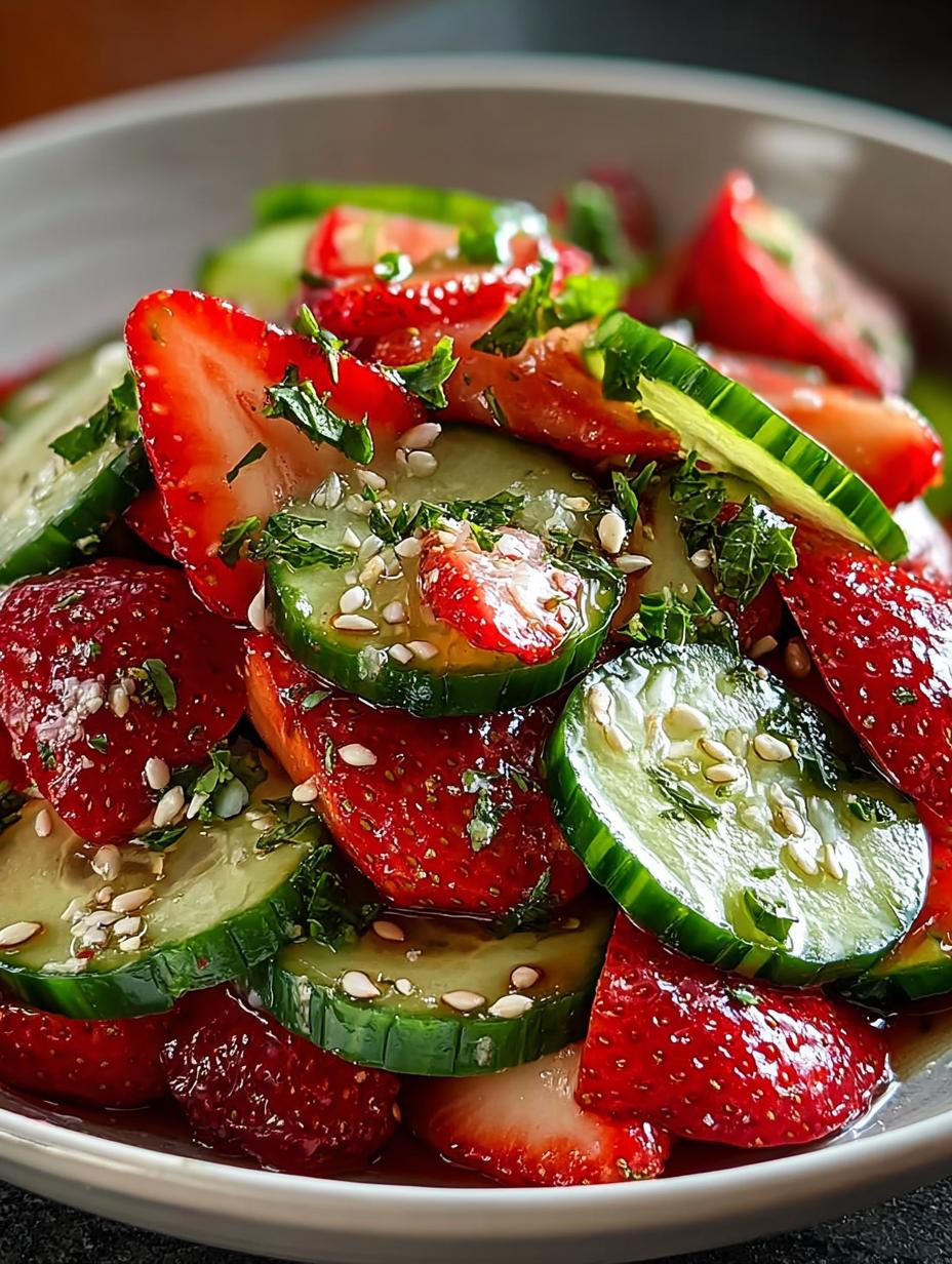 Cucumber Strawberry Salad: 7 Irresistible Fresh Twists - Cucumber Strawberry Salad - main visual representation