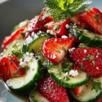 Cucumber Strawberry Salad