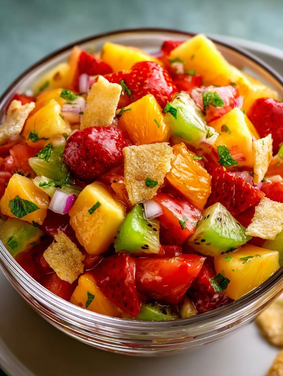 Fruit Salsa with Cinnamon
