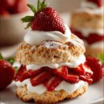 Giant Strawberry Shortcake Biscuits