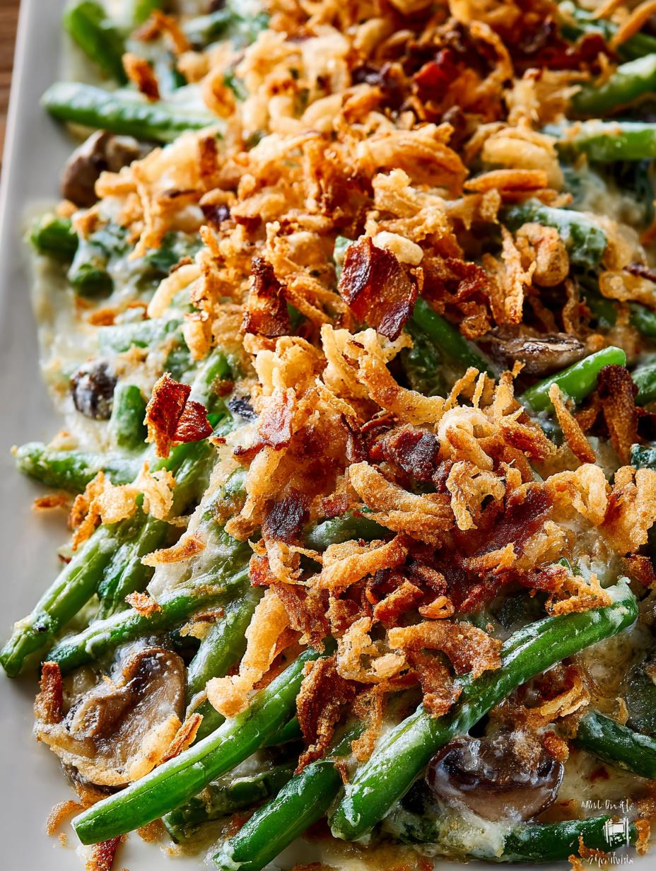 Green Bean Casserole with 7 Delectable Twists - Green Bean Casserole with - main visual representation