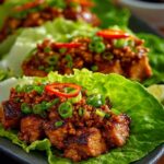 Healthy Asian Chicken Lettuce