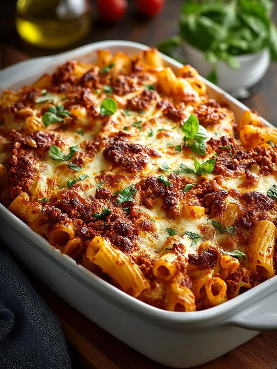 High Protein Baked Ziti