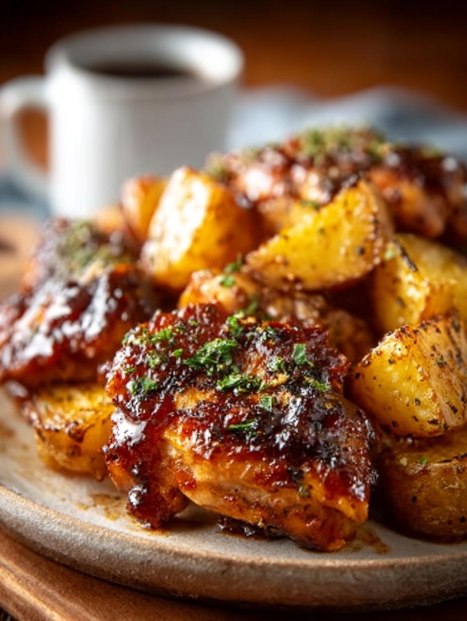 Honey BBQ Chicken Potatoes: 5 Irresistible Comfort Meals - Honey Bbq Chicken Potatoes - main visual representation