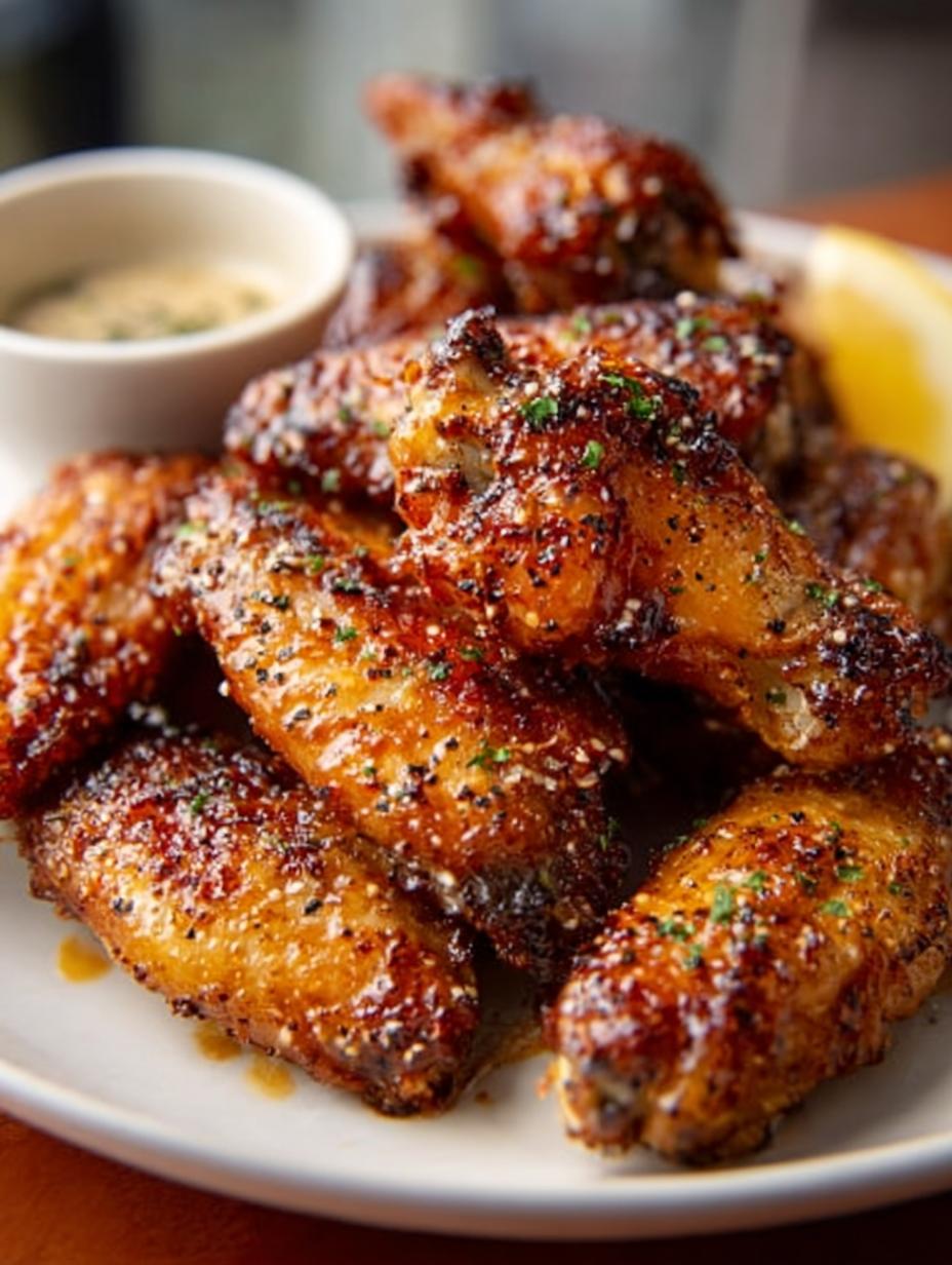 Honey Lemon Pepper Wings
