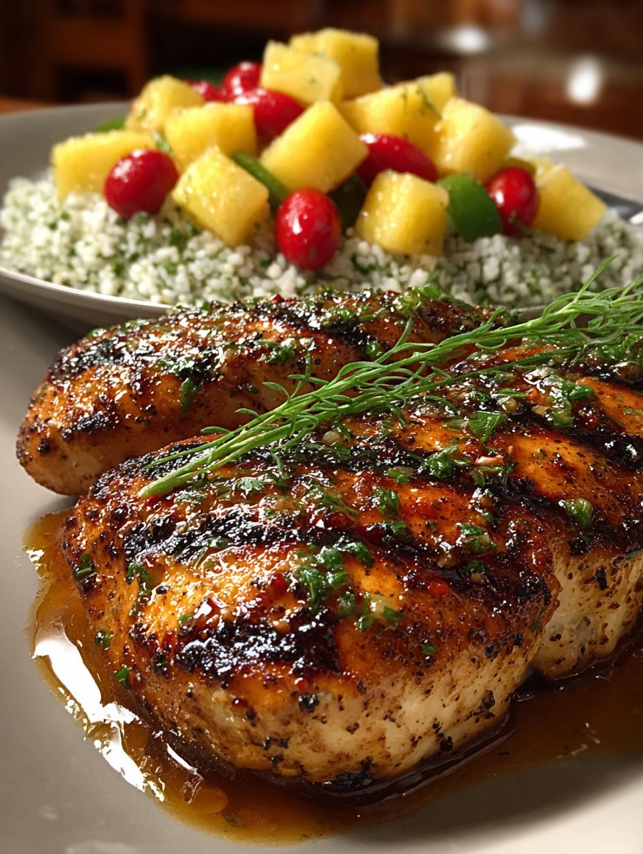Honey Lime Chicken Grilled