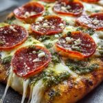 Hot Honey Pesto Pepperoni