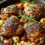 Italian Crockpot Chicken Thighs