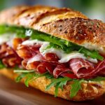 Italian Hoagie Sandwiches Flavorful