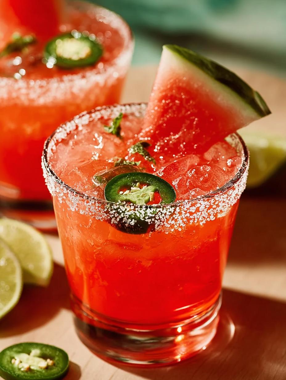 Jalapeno Watermelon Margaritas: 5 Steps to Bliss - Jalapeno Watermelon Margaritas - additional detail