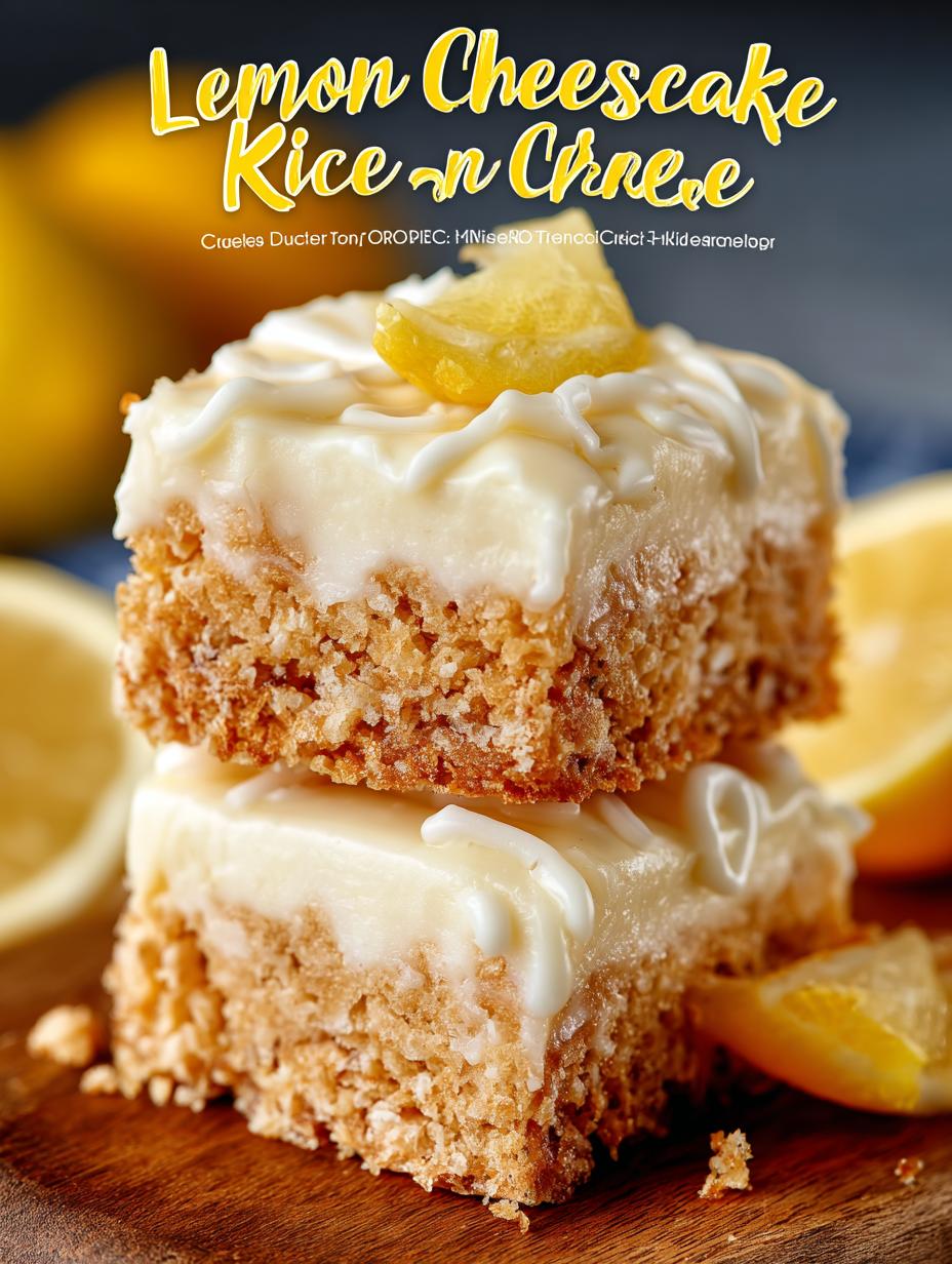 Lemon Cheesecake Rice Krispie Bliss: 5 Sweet Secrets - Lemon Cheesecake Rice Krispie - additional detail