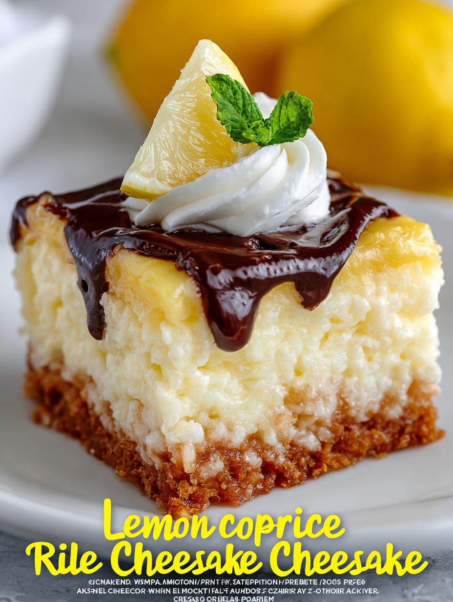Lemon Cheesecake Rice Krispie