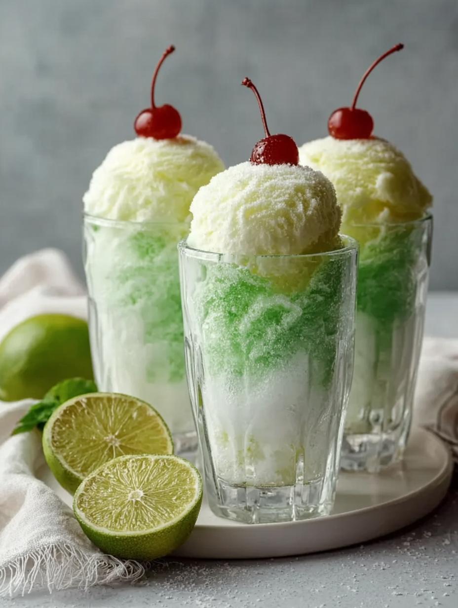Lemon Lime Sherbet Float: 5 Zesty Ways to Refresh - Lemon Lime Sherbet Float - main visual representation