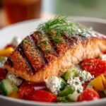 Mediterranean Grilled Salmon with